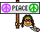 We fuck the world Peace